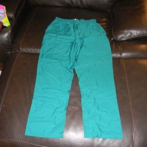 Dark Hunter Green Dickies Scrub pant Size L Petite